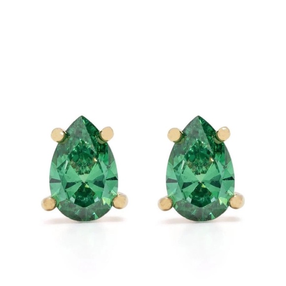 Swarovski Jewelry - Swarovski Chroma stud earrings
Pear cut, Green, Gold-tone plated NEW